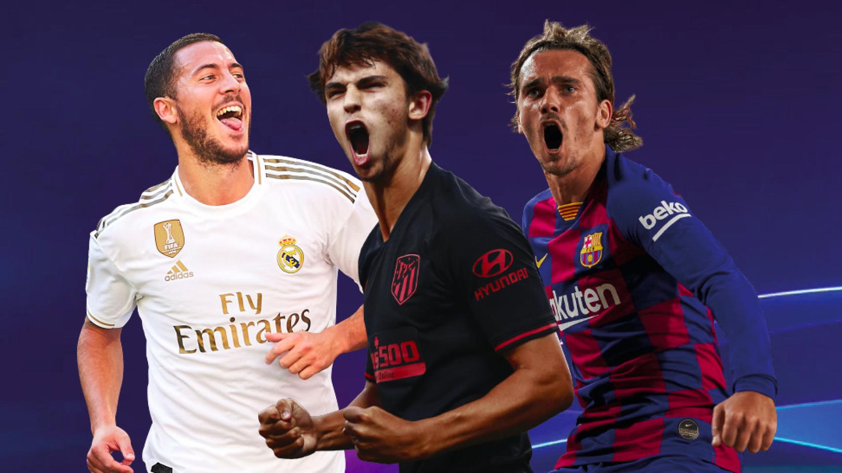 Hazard, Joao Félix y Griezmann