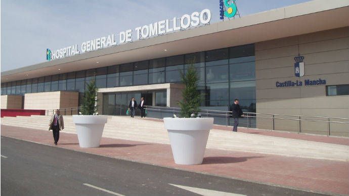 Hospital de Tomelloso (Ciudad Real), en una imagen de archivo