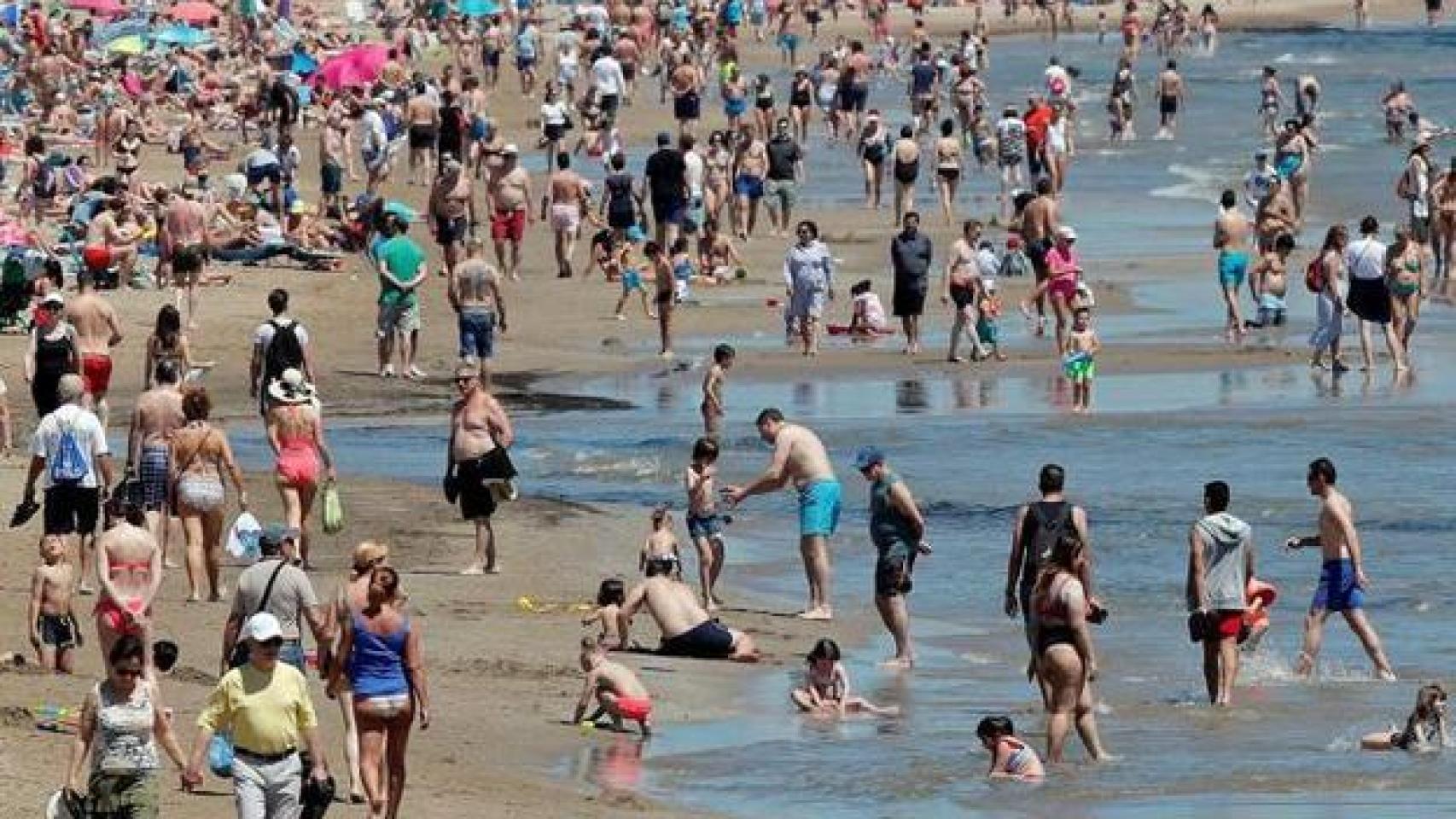 Una playa de Valencia en una imagen de archivo.