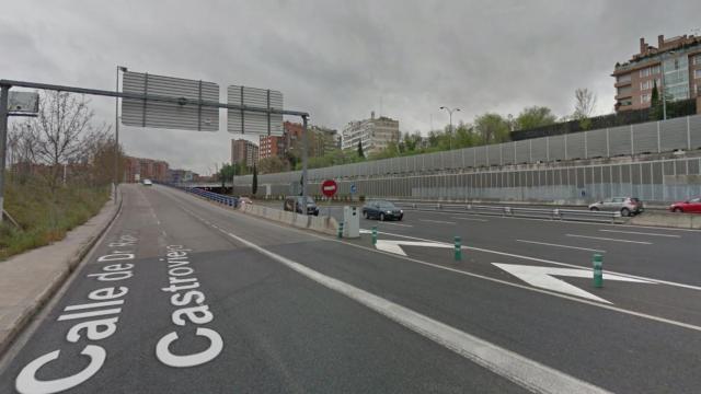 Ubicación en la que se encuentra el nuevo radar de la M-30