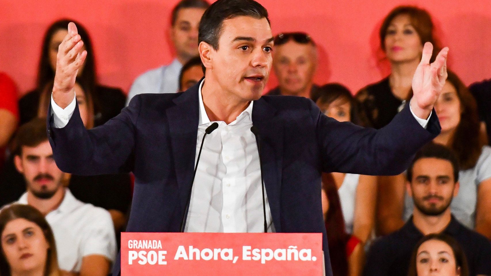 Pedro Sánchez en Granada este martes