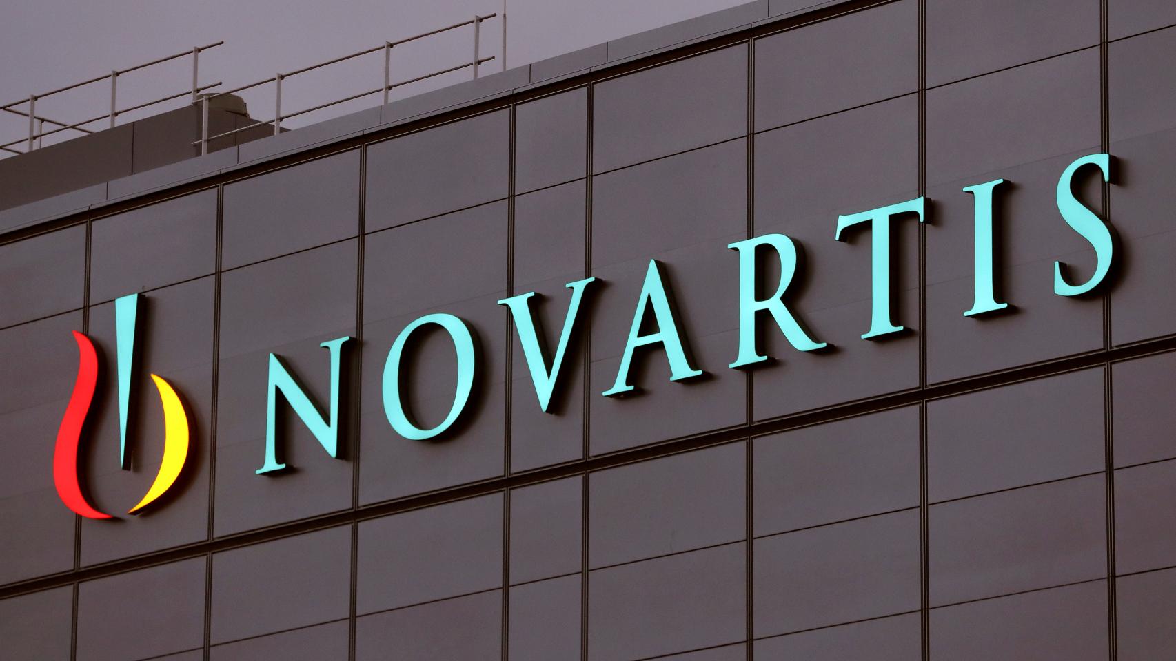 FILE PHOTO: Swiss drugmaker Novartis' logo is seen in Stein