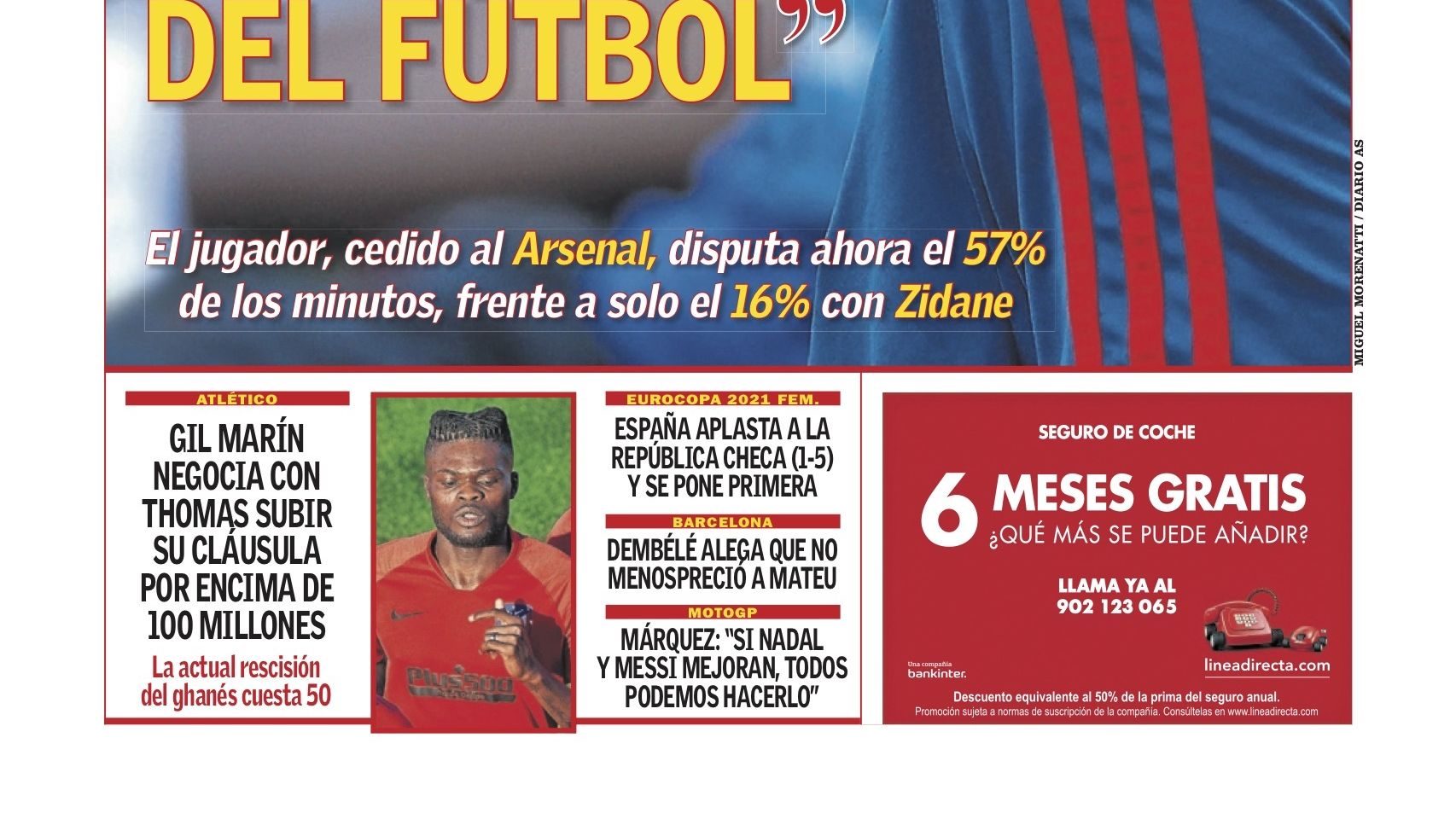 La portada del diario AS (09/10/2019)