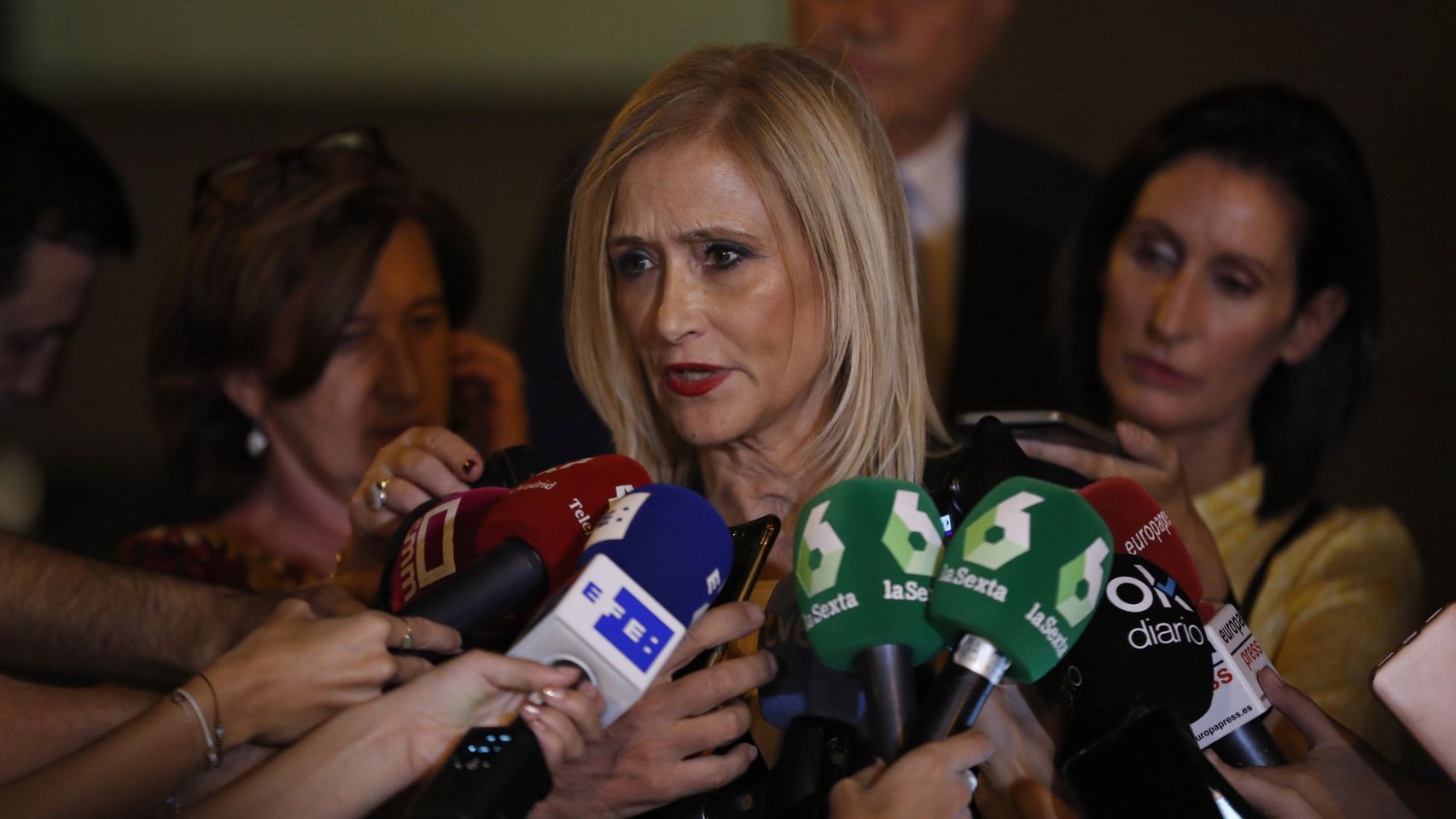 La expresidenta de la Comunidad de Madrid Cristina Cifuentes, este miércoles.