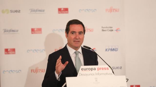 Antonio Garamendi, presidente de la CEOE.