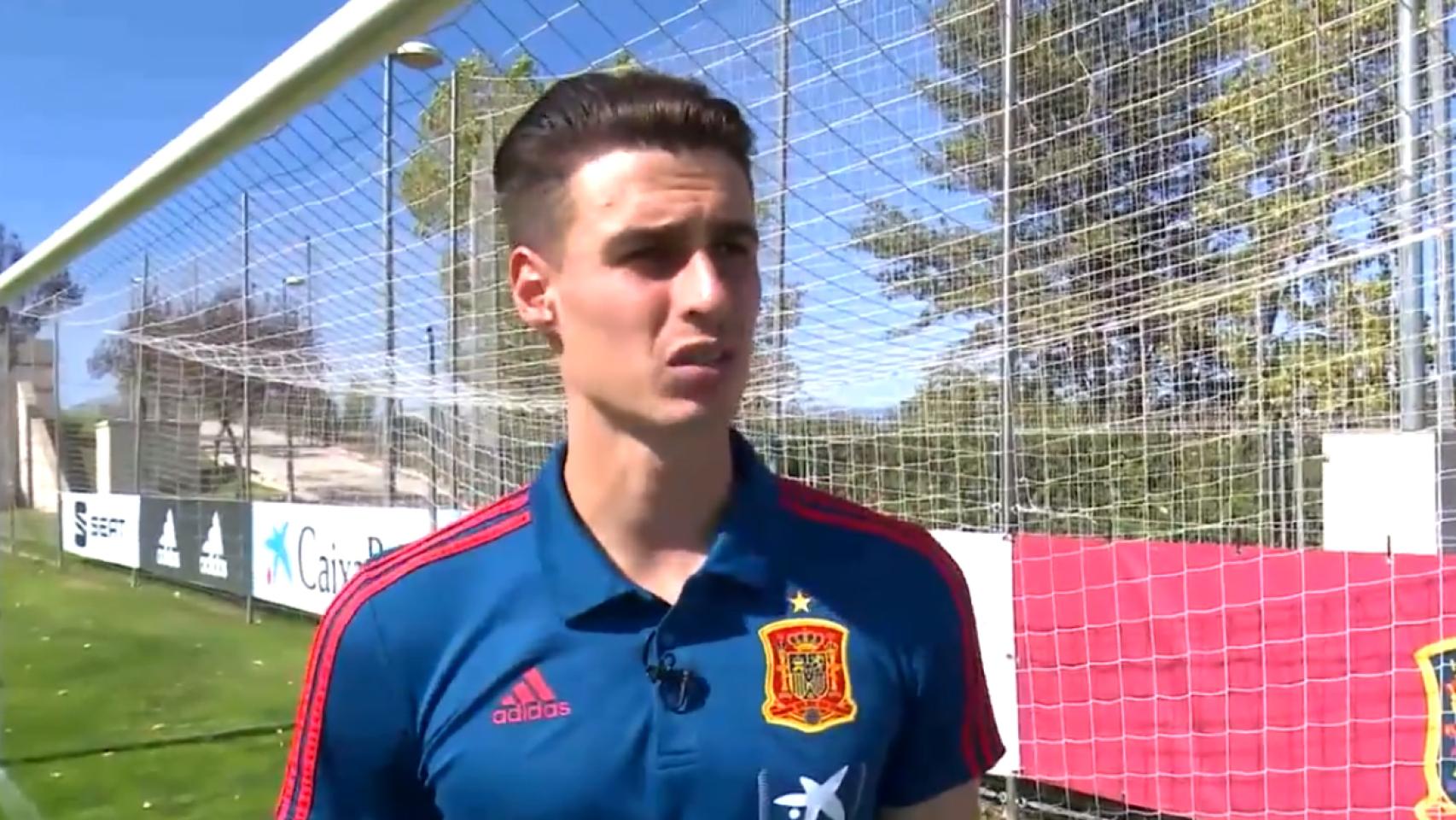 Kepa con la Selección