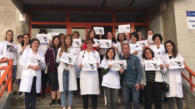 Movilización en el Centro de Salud de Adormideras