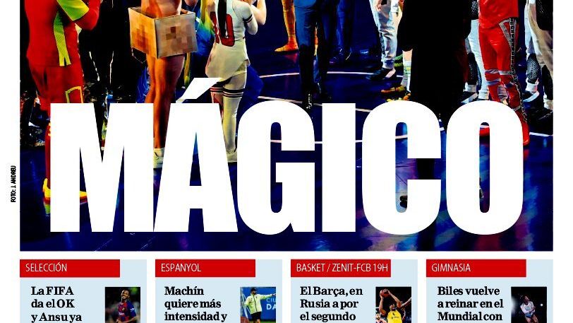 Portada Mundo Deportivo (11/10/2019)