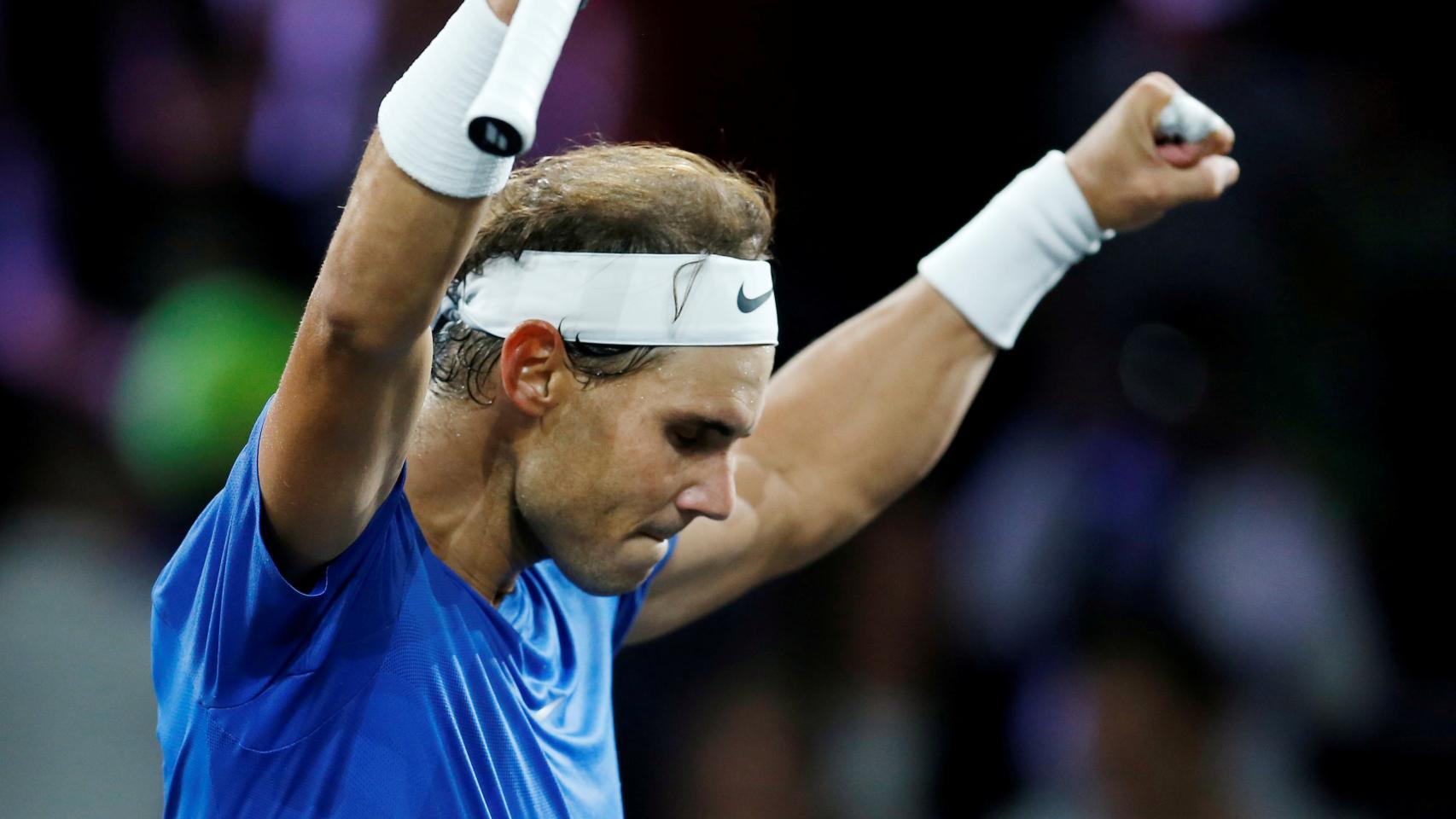 Rafa Nadal, durante la Laver Cup