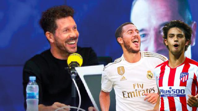 Simeone y los fichajes de Hazard y Joao Félix