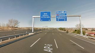 Autopista AP-6, a la altura de Villacastín