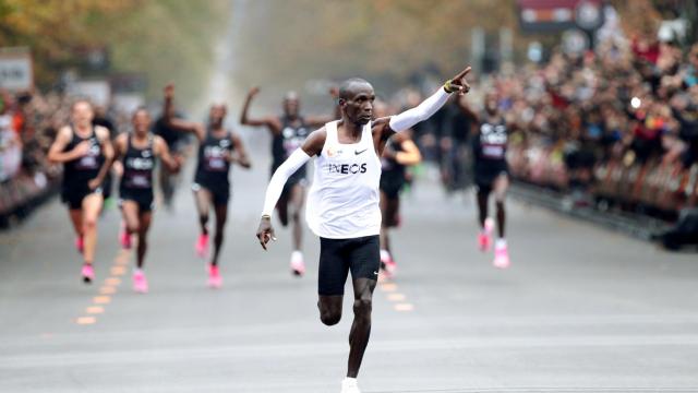 Eliud Kipchoge en la Maratón de Viena.