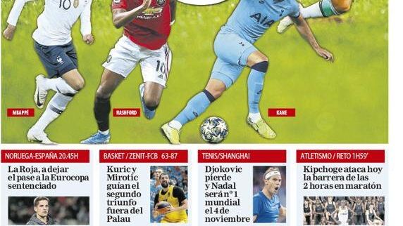 Portada del diario Mundo Deportivo (12/10/2019)