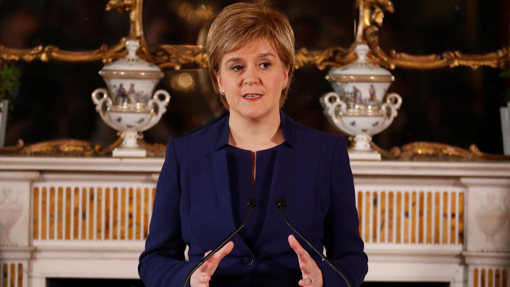 La ministra principal de Escocia, Nicola Sturgeon.