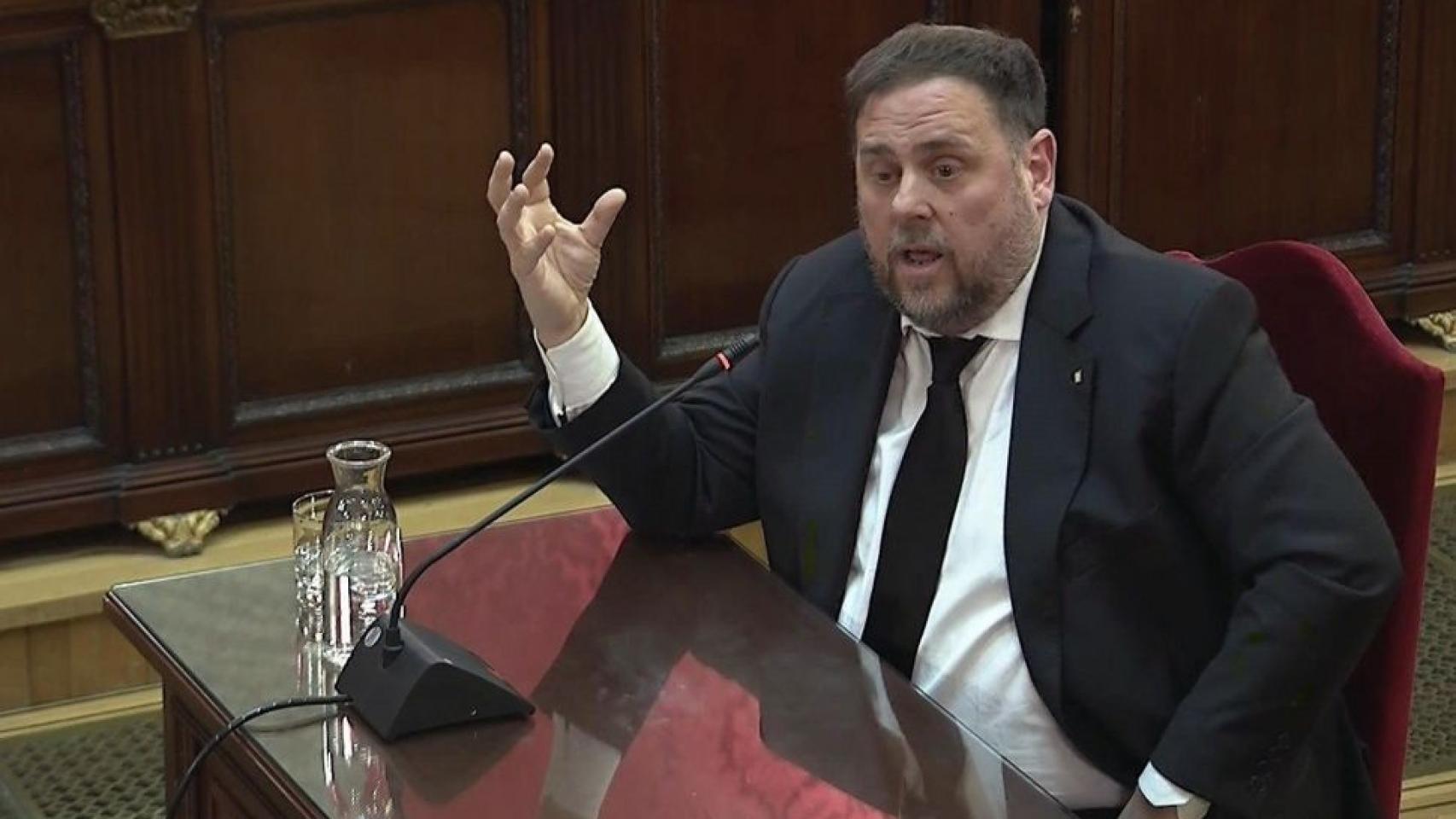 El exvicepresidente de la Generalitat, Oriol Junqueras