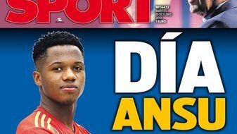 Portada SPORT (15/10/2019)