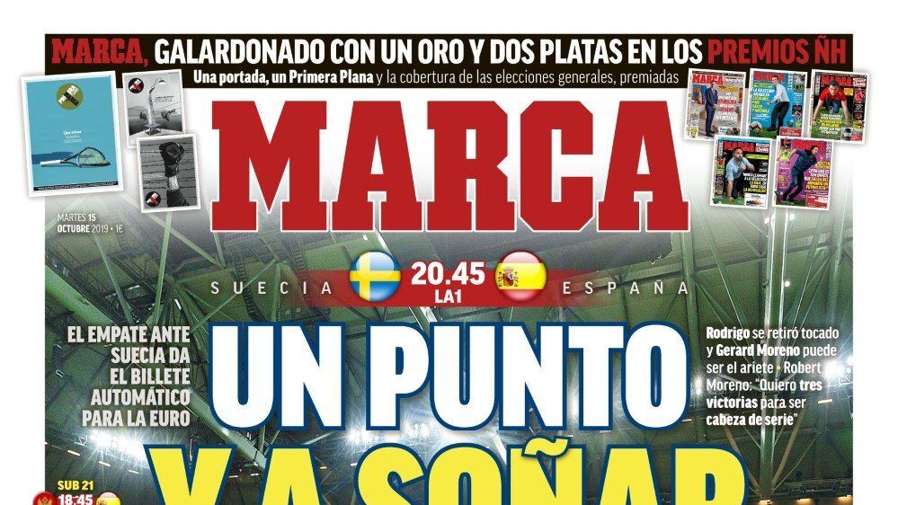 Portada MARCA (15/10/2019)