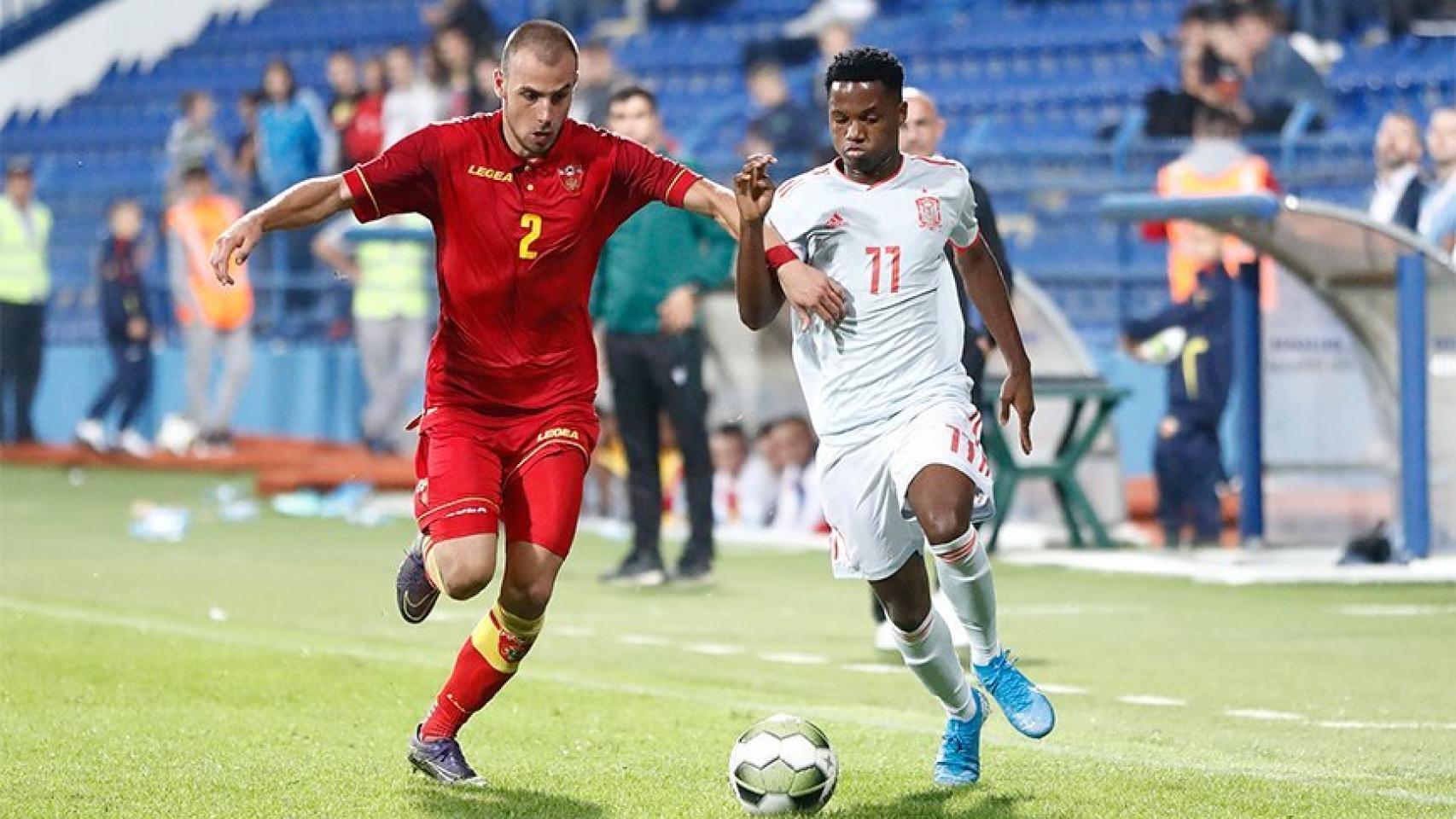 Ansu Fati debuta con la sub21