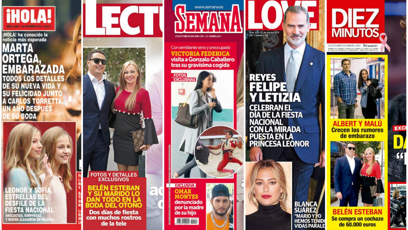 Estas son las revistas de este miércoles.