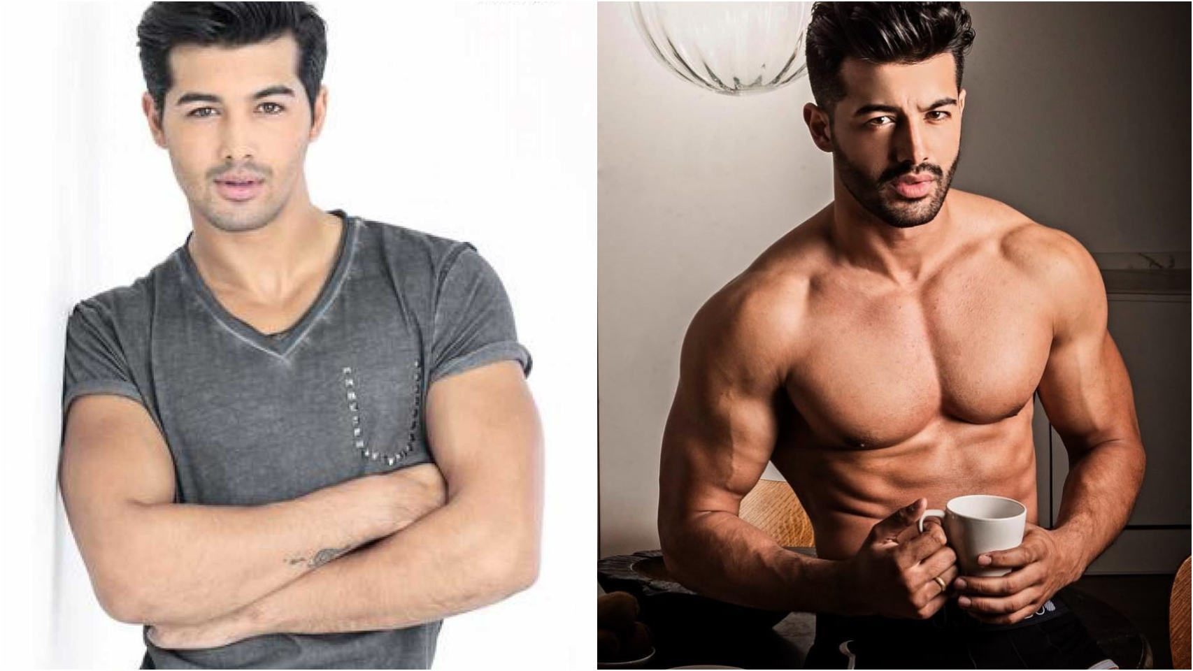 Jorge González, antes y después de su espectacular cambio físico.