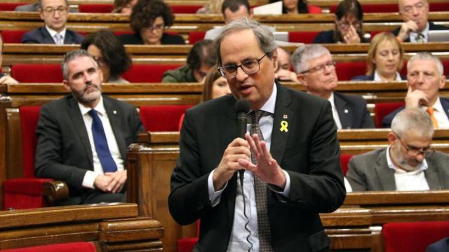 El presidente de la Generalitat, Quim Torra