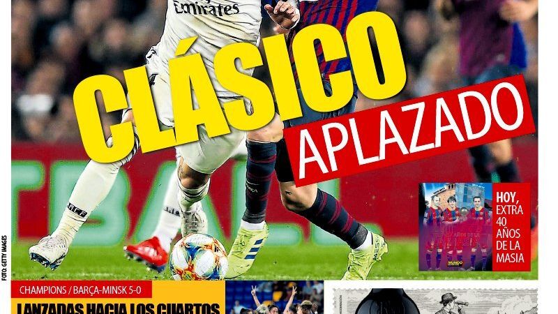 Portada Mundo Deportivo (18/10/2019)