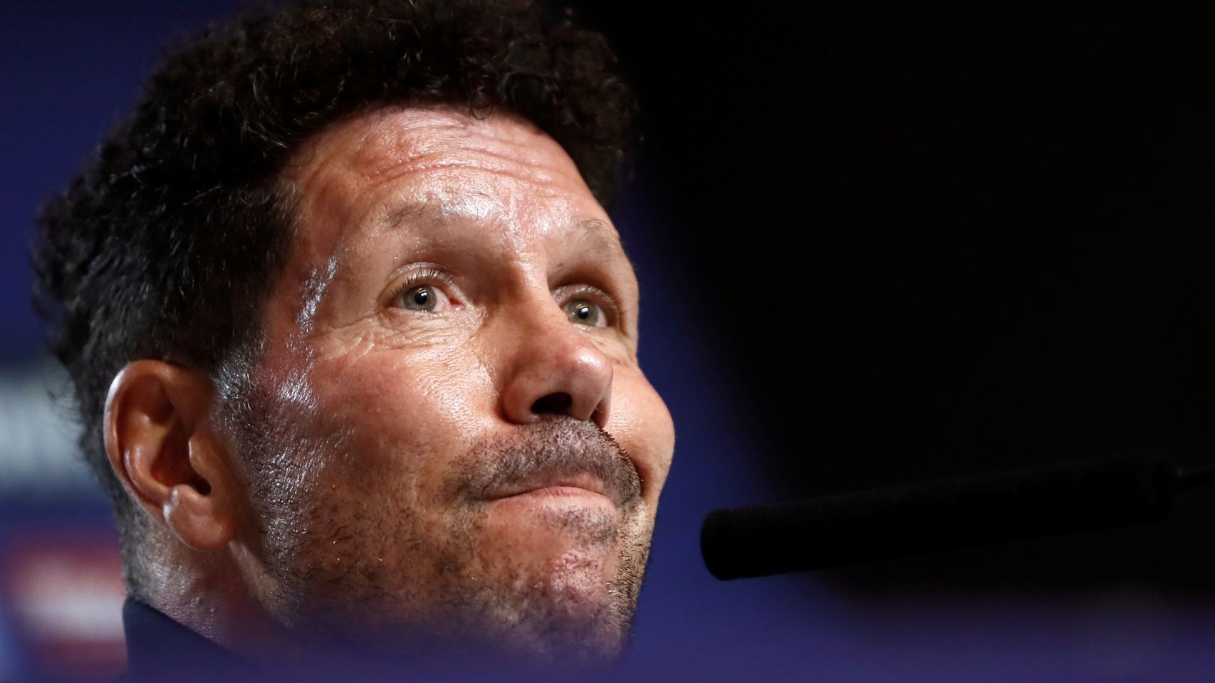 Simeone, en rueda de prensa