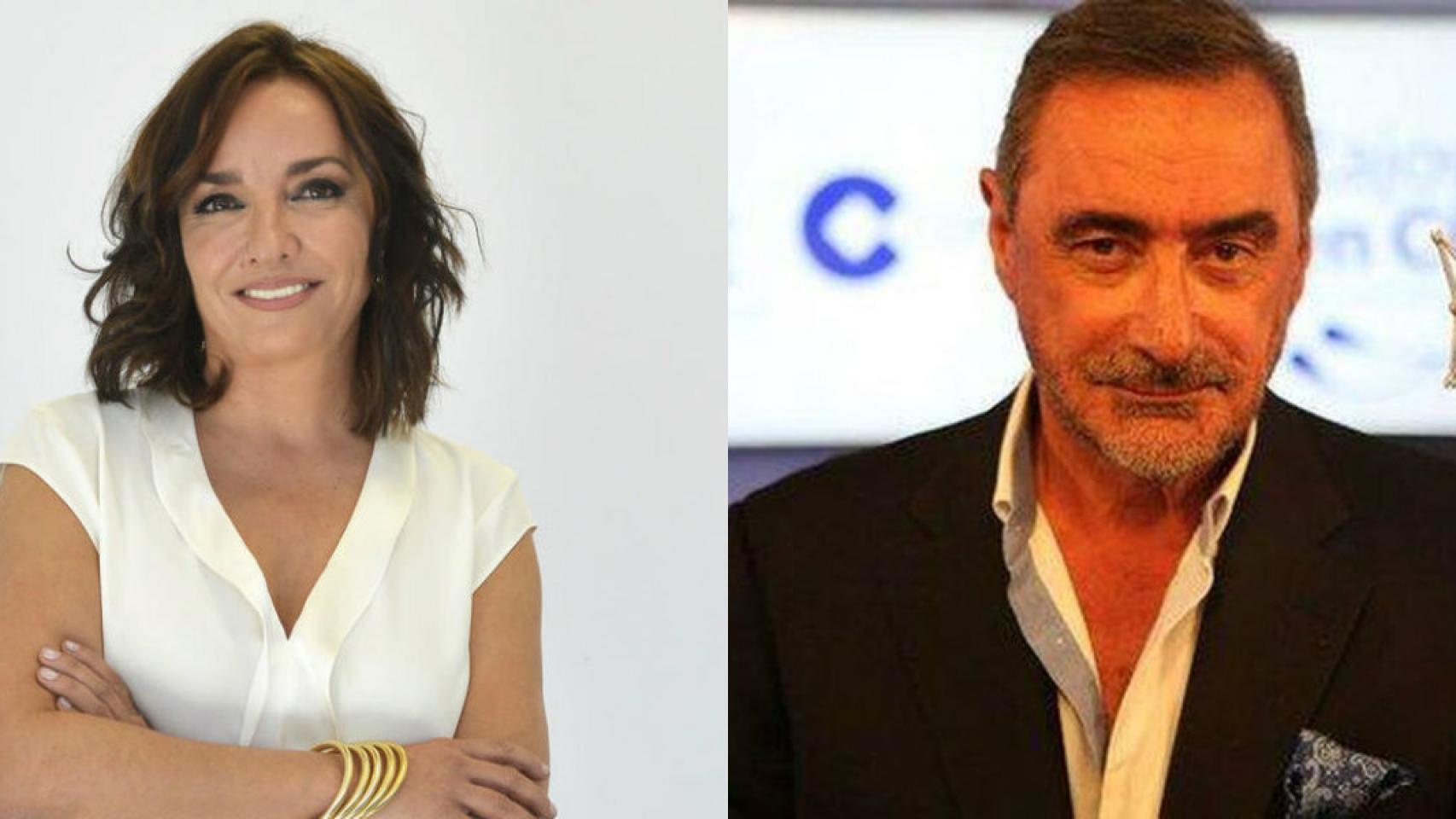 Pepa Bueno y Carlos Herrera, en una imagen de archivo.