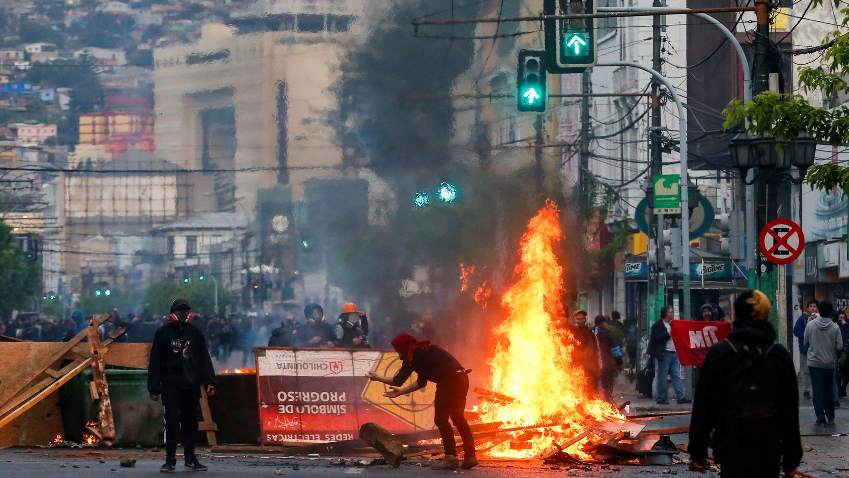 Protestas en Chile.