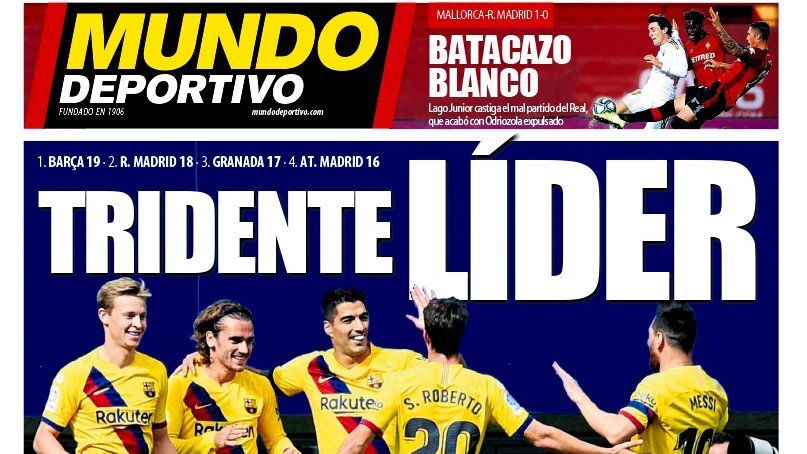 Portada Mundo Deportivo (20/10/19)