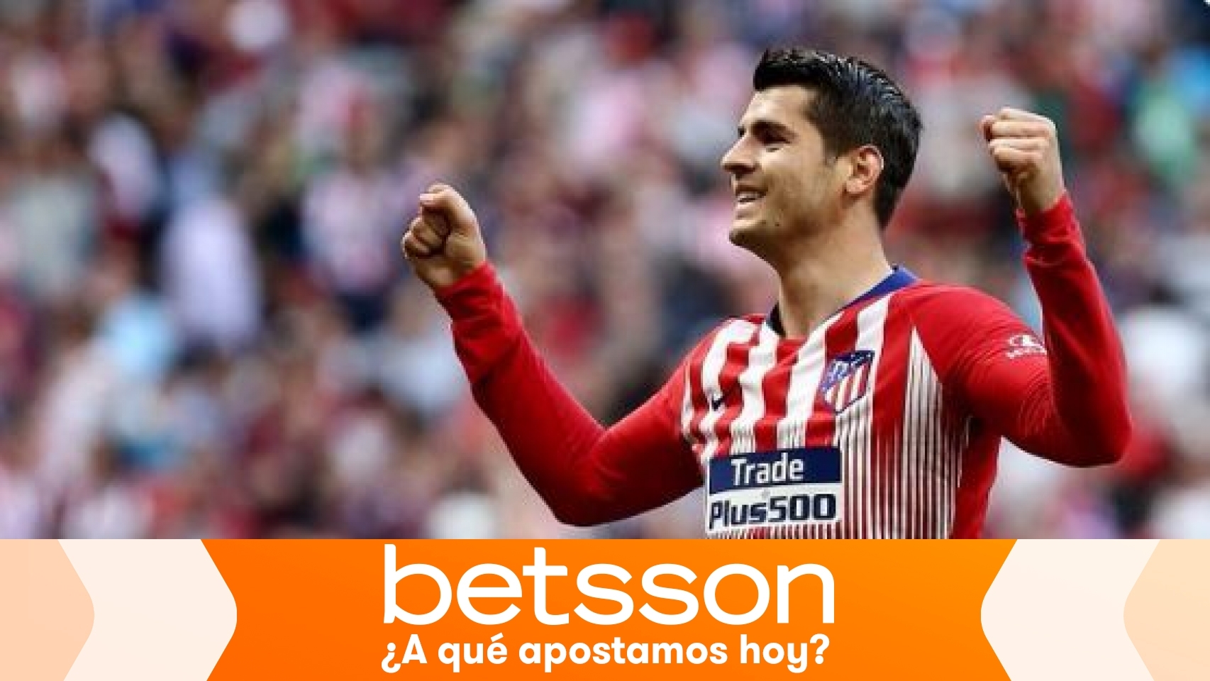 Álvaro Morata, en un partido del Atlético de Madrid de La Liga