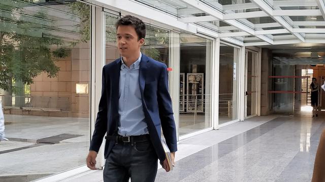 Íñigo Errejón, en la Asamblea de Madrid.