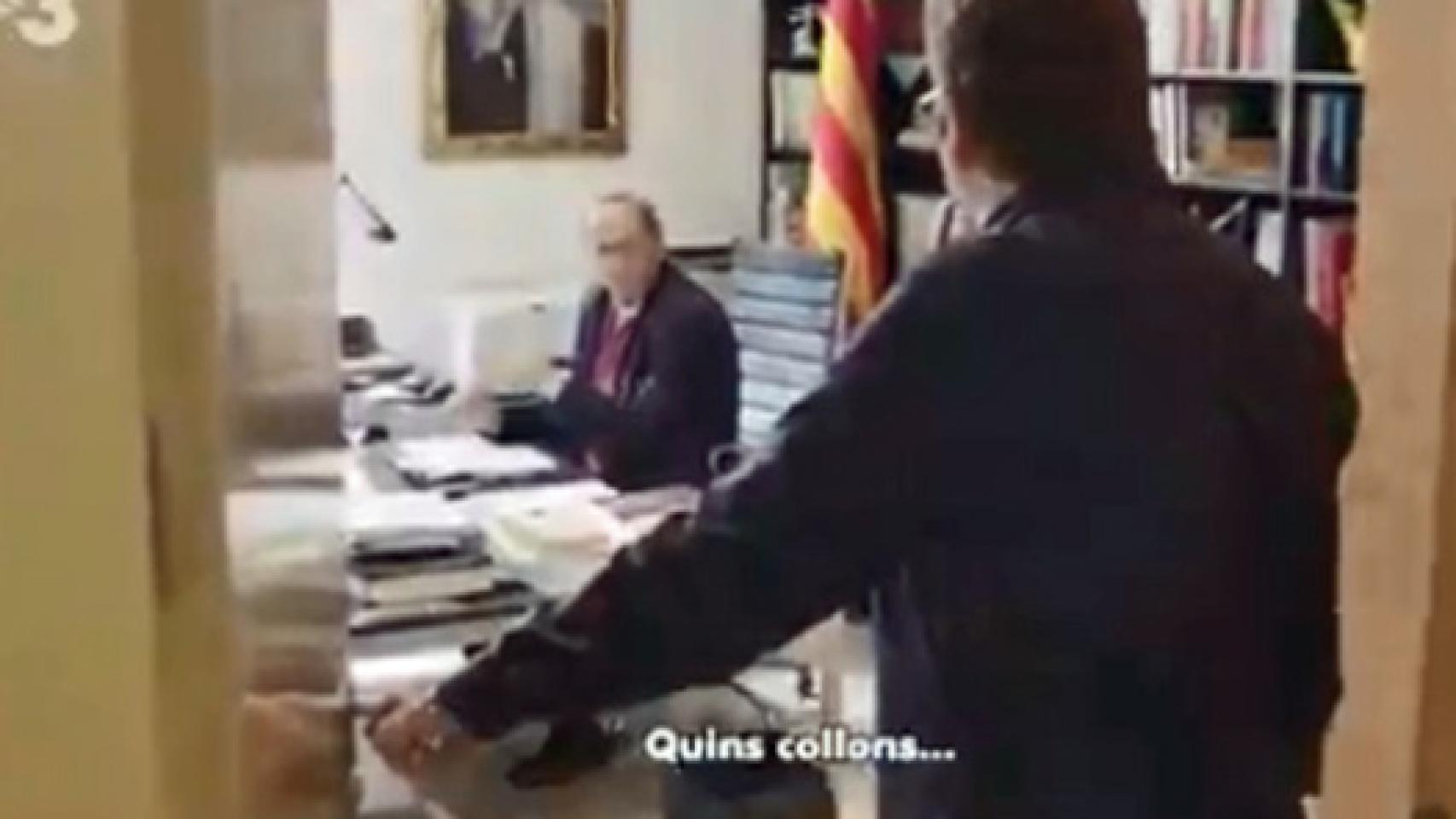 Imagen del vídeo publicado por TV3
