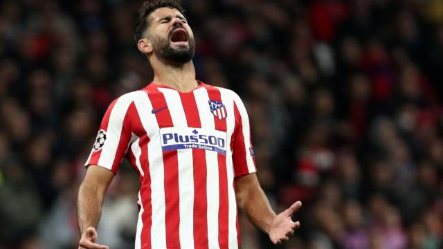 Diego Costa se lamenta por una ocasión fallida