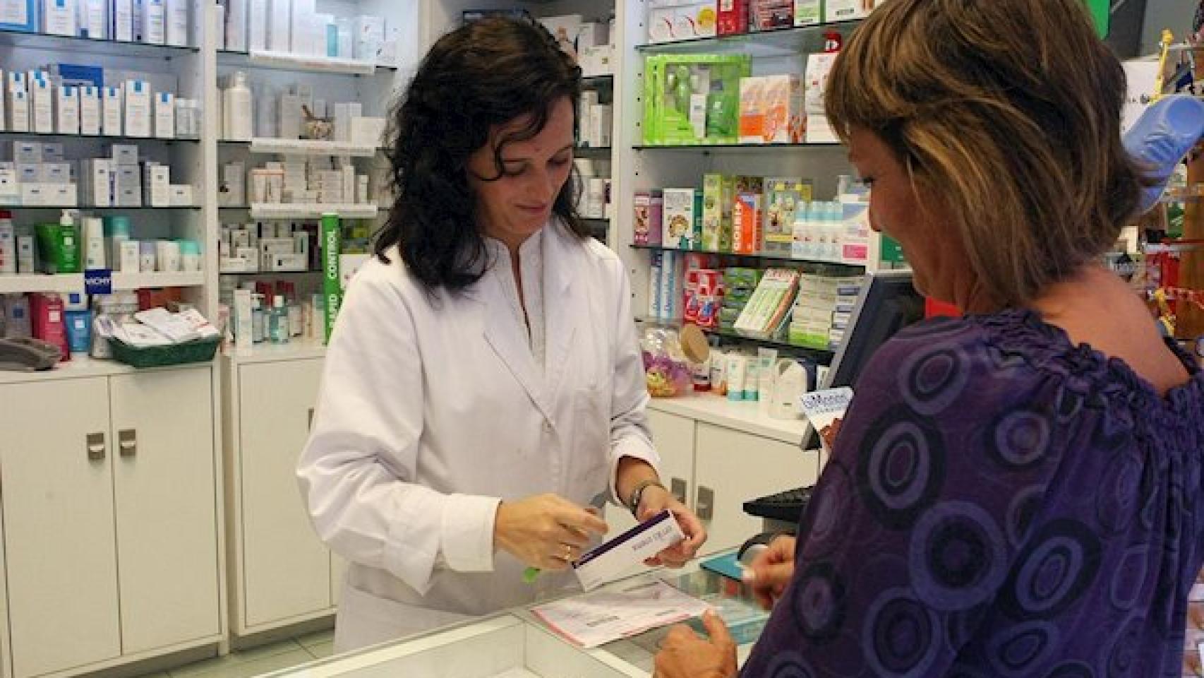 Imagen de archivo de una farmacia.