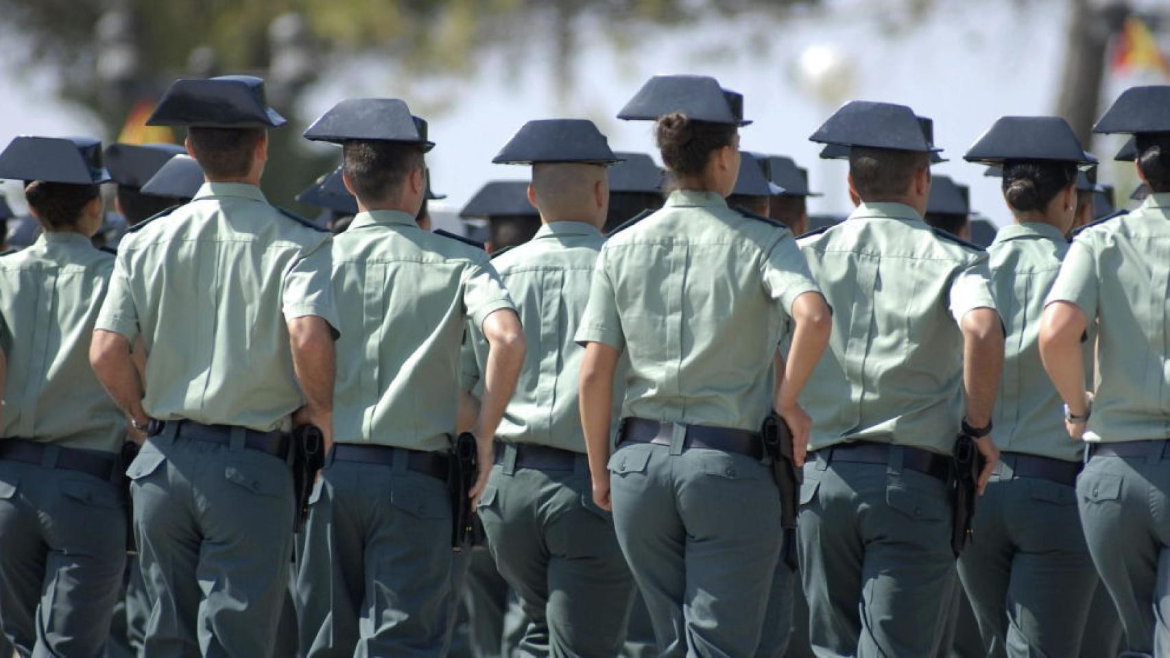 Un grupo de guardias civiles, en una imagen de archivo.