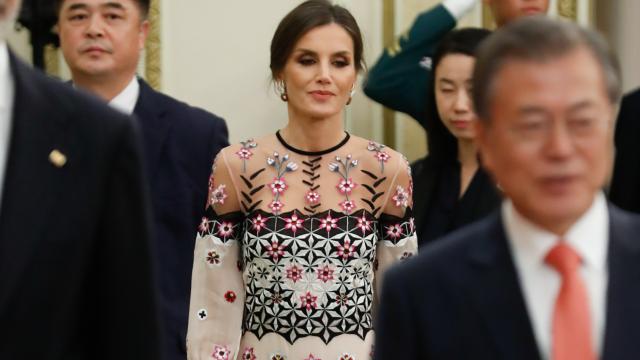 La reina Letizia este miércoles en Seúl.