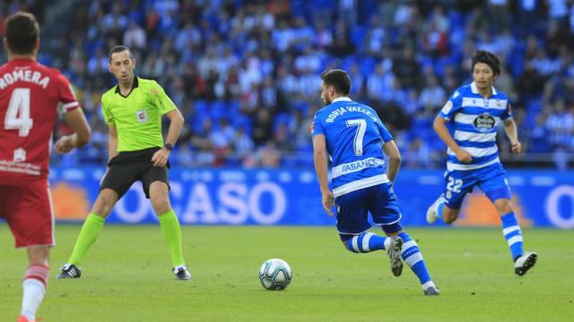 Borja Valle no se conforma con la permanencia del Deportivo