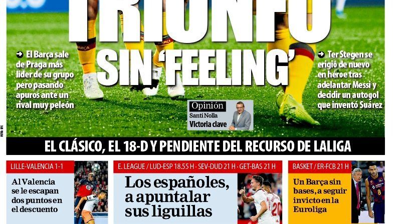 La portada de Mundo Deportivo (24/10/2019)