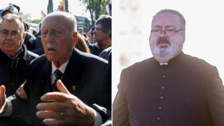 Antonio Tejero, a la izquierda, y su hijo Ramón Tejero, a la derecha.