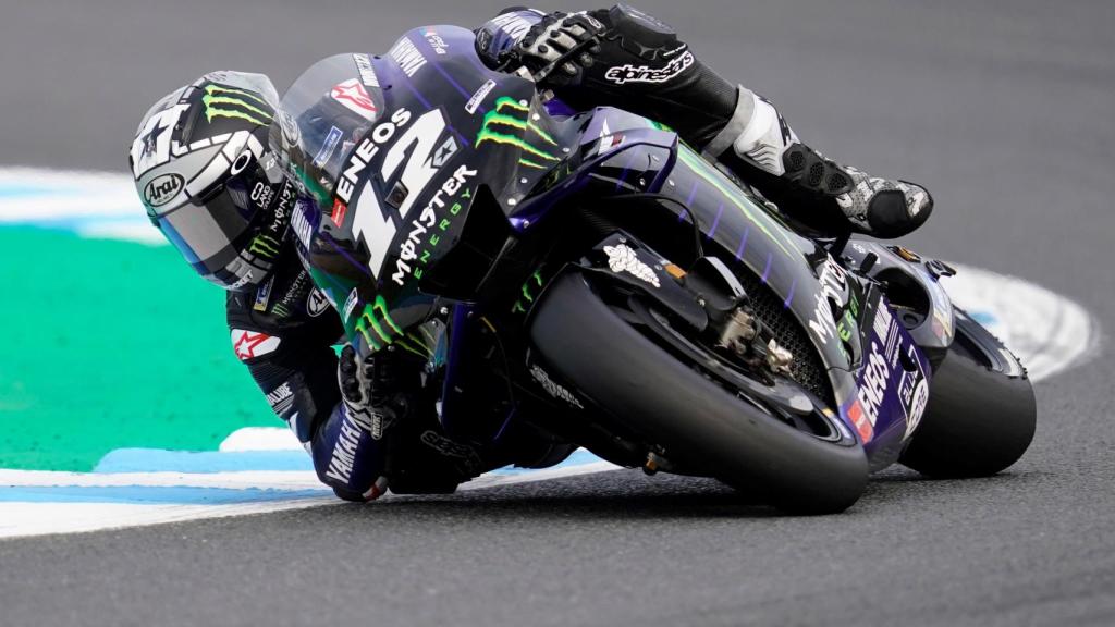 Maverick Viñales, en su Yamaha