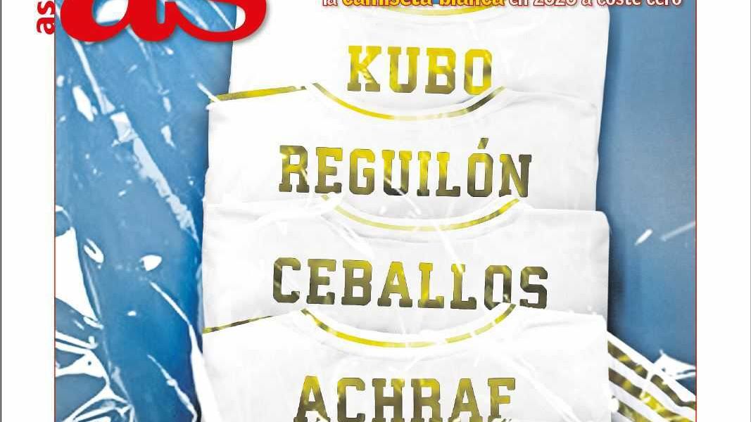 La portada del diario AS (26/10/2019)