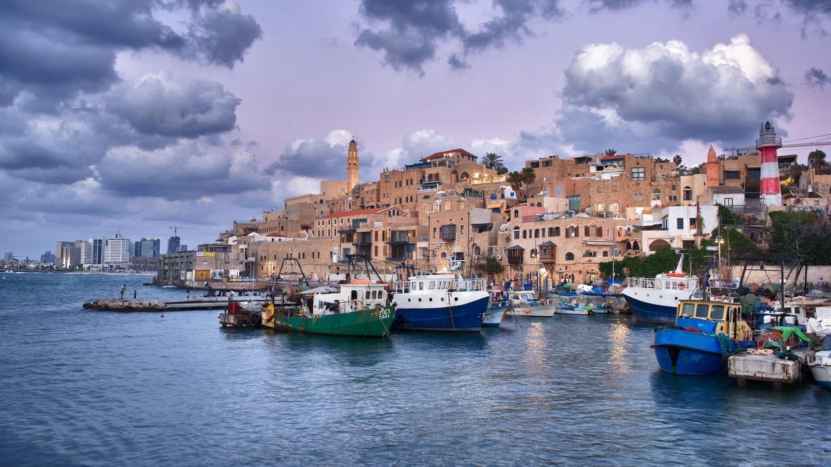 Vistas de la antigua ciudad de Jaffa.