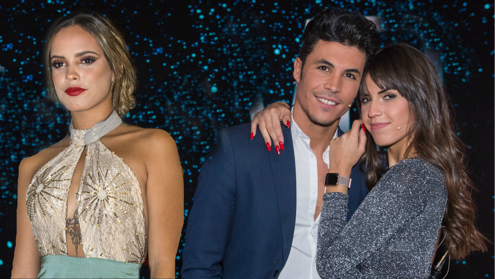 Montaje de JALEOS con Gloria Camila, Kiko Jiménez y Sofía Suescun.