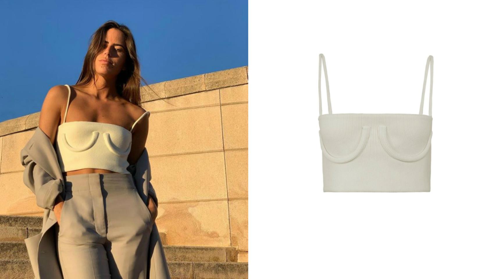 La 'influencer' Nina Urgell ha mostrado su cara más reivindicativa en uno de sus últimos 'looks'.