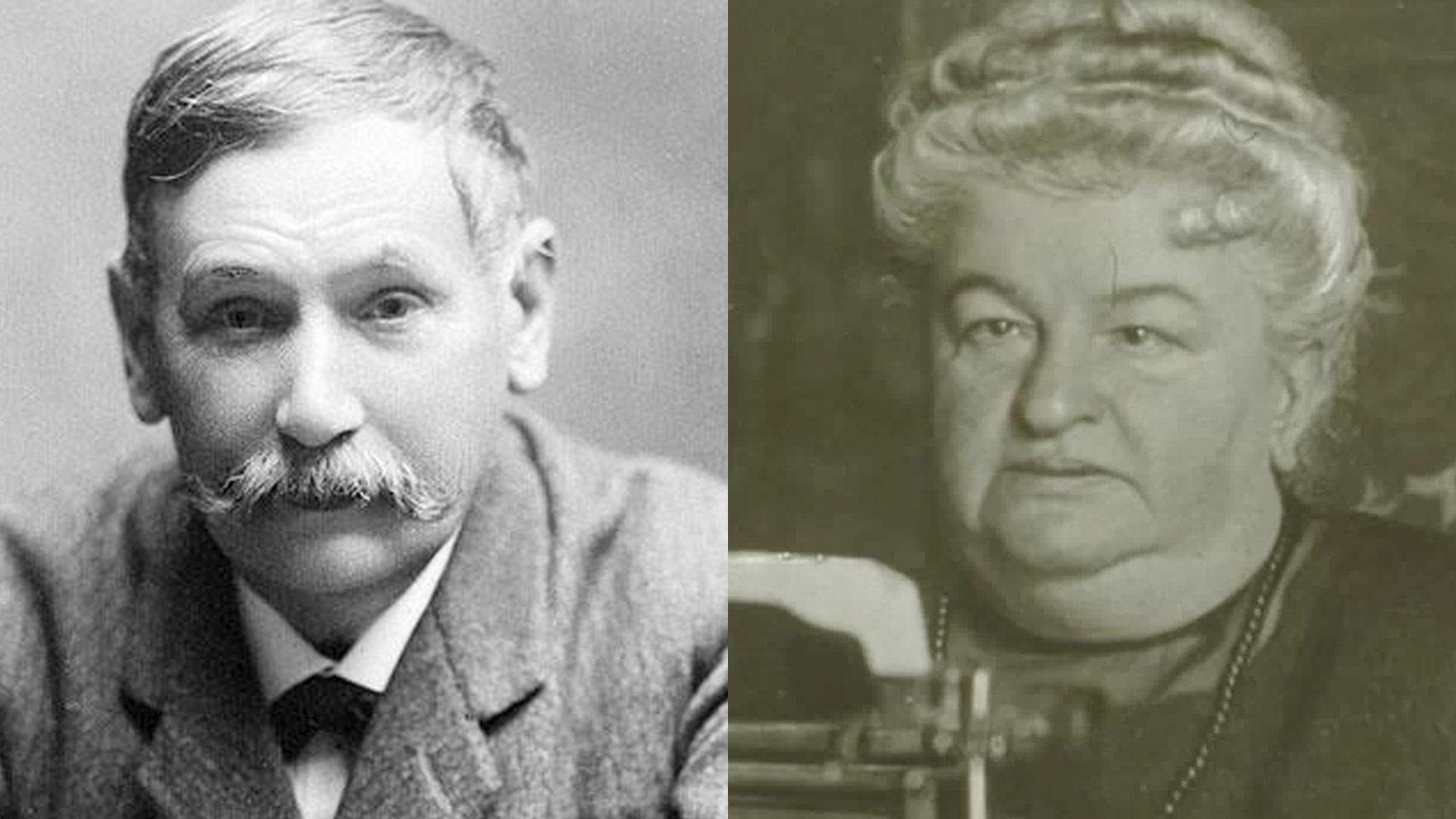 Benito Pérez Galdós y Emilia Pardo Bazán.