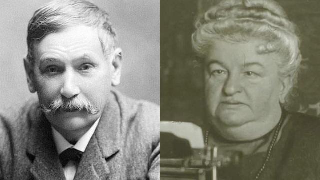 Benito Pérez Galdós y Emilia Pardo Bazán.