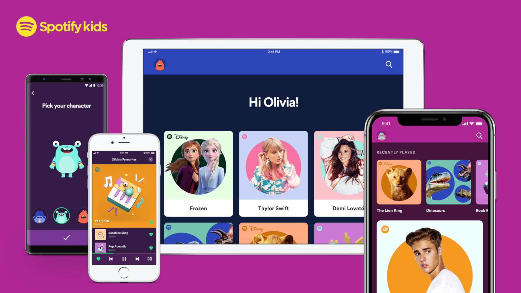 Spotify Kids, nueva app con contenido pensado para los más pequeños