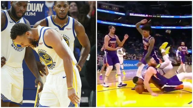 Stephen Curry se rompe la mano