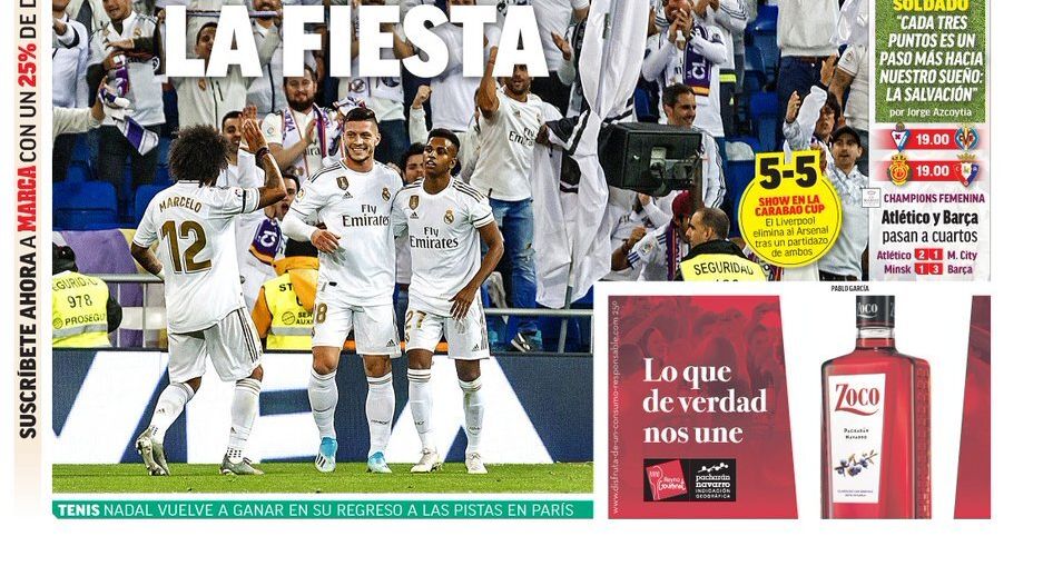 Portada MARCA (31/10/19)